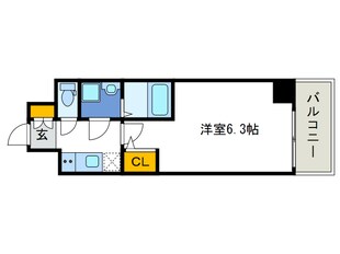 エスリード難波セントラルの物件間取画像